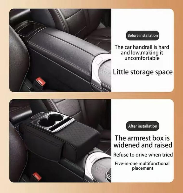Havly 4-in-1 Car Console Armrest Pad + Organizer